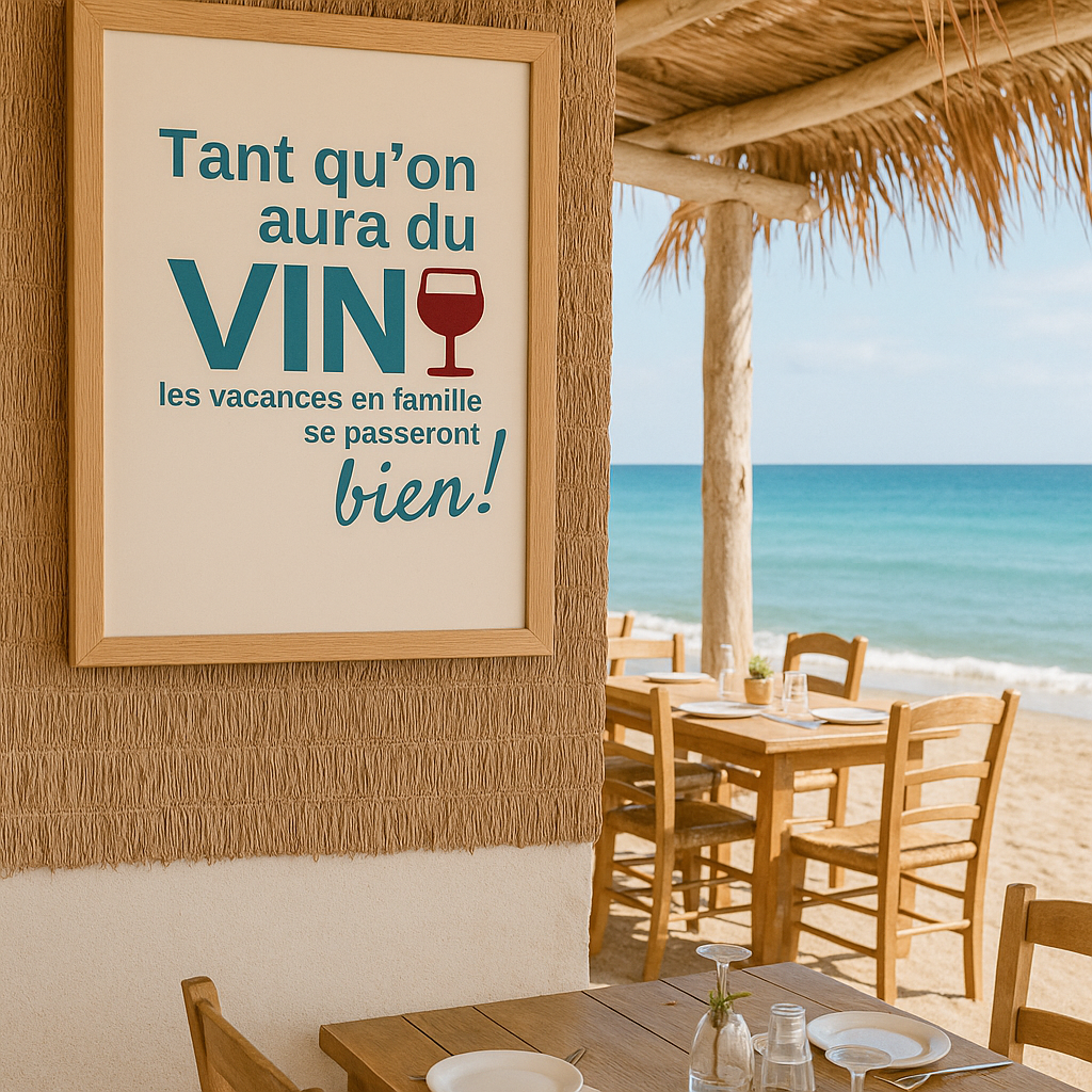 Affiches humoristiques sur le vin