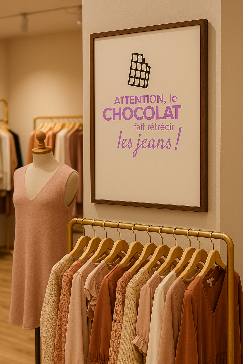 Affiches humoristiques sur le chocolat