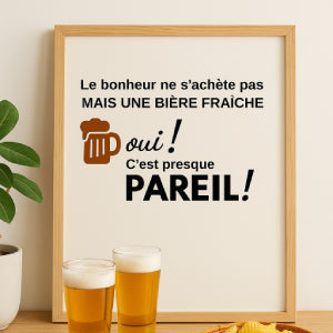 Affiches humoristiques sur la bière